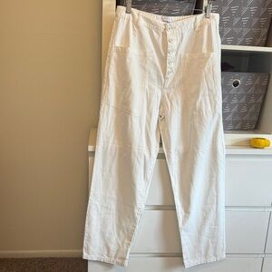 Pistola White Wide Leg Pants
